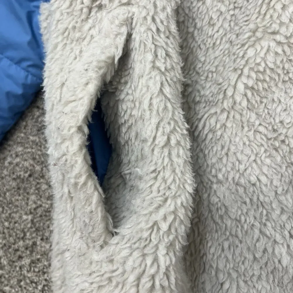 Patagonia Reversible Ready Freddy Insulated Hoody Kids XL 14 Blue Jacket Winter